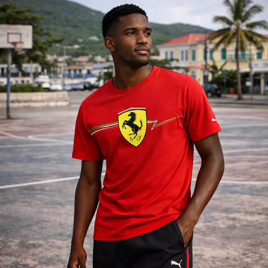Ferrari Race Shield Tee image 1